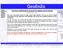 Tablet Screenshot of geoenzo.com
